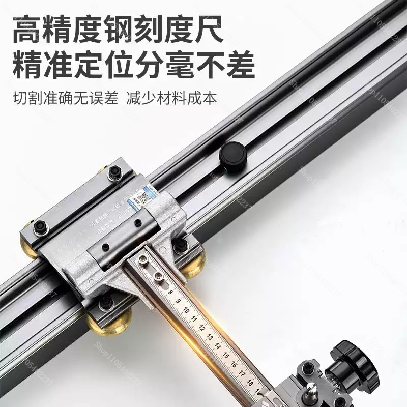 Tile Cutter Scoring - เครื่องตัดกระเบื้องแบบแมนนวลความแม่นยำสูงชนิด T พร้อมใบมีดตัดแบบล้อคู่