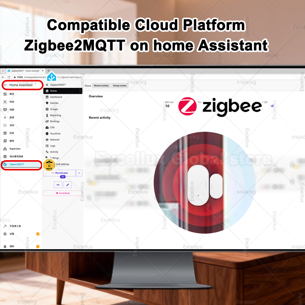 Zigbee 3.0 เซ็นเซอร์ประตูหน้าต - Home Improvement And Hardware บทวิจารณ์และราคา