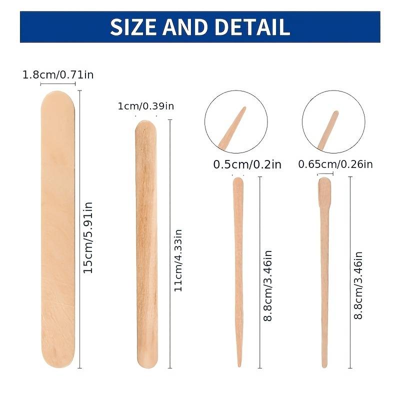 500/200/100Pcs ไม้กําจัดขน Sti - Wood Filler Stick บทวิจารณ์และราคา