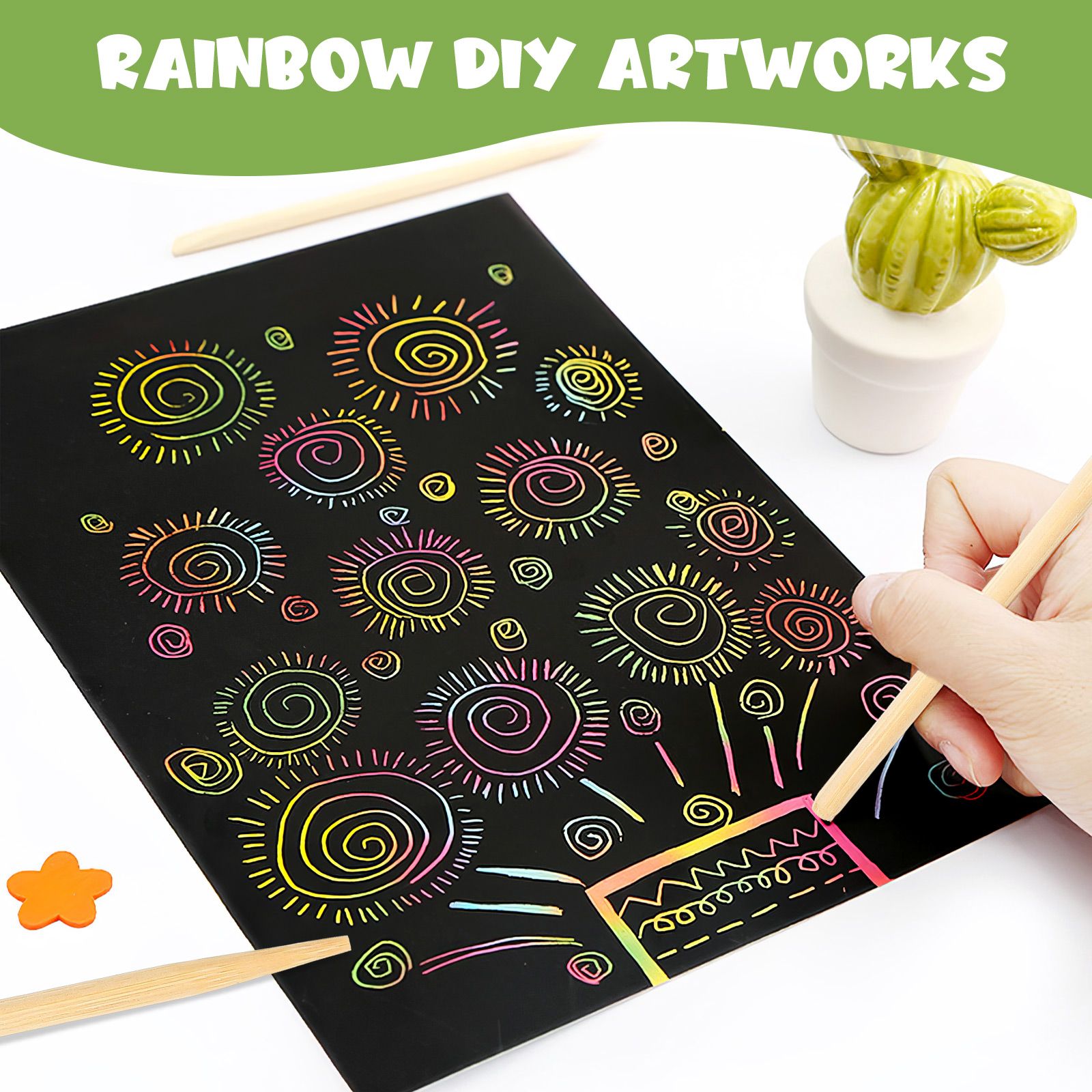 30 ชิ้นไม้ภาพวาดไม้ไผ่ปากกา Wa - Wood Filler Stick บทวิจารณ์และราคา