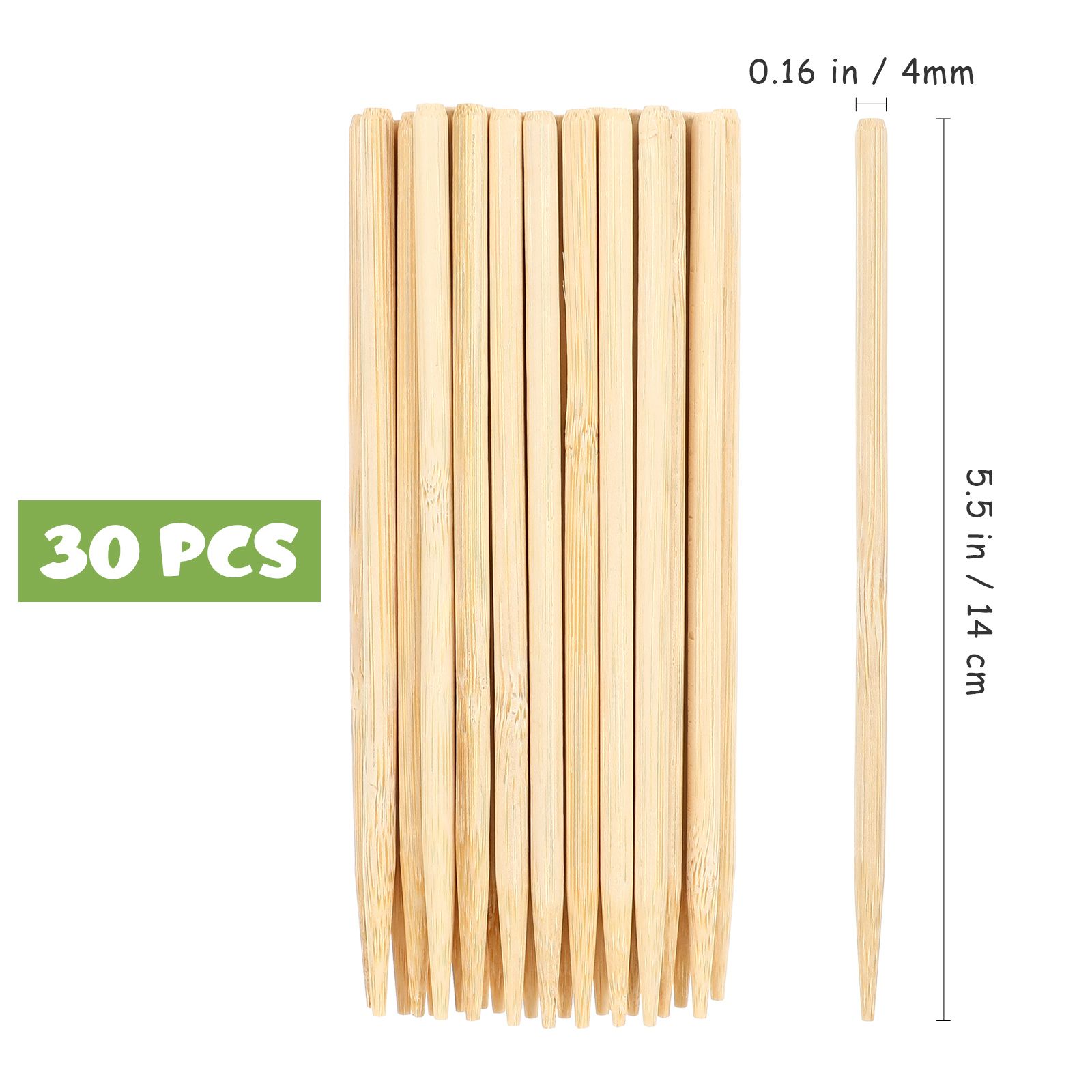 30 ชิ้นไม้ภาพวาดไม้ไผ่ปากกา Wa - Wood Filler Stick บทวิจารณ์และราคา