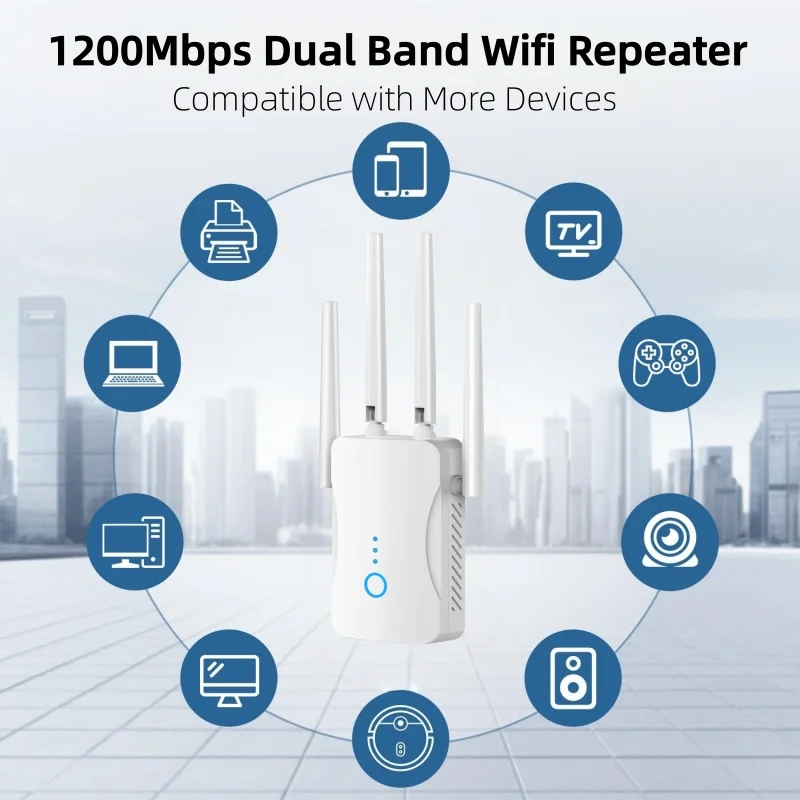 1200Mbps Dual Band WiFi Repeat - Home Improvement And Hardware บทวิจารณ์และราคา