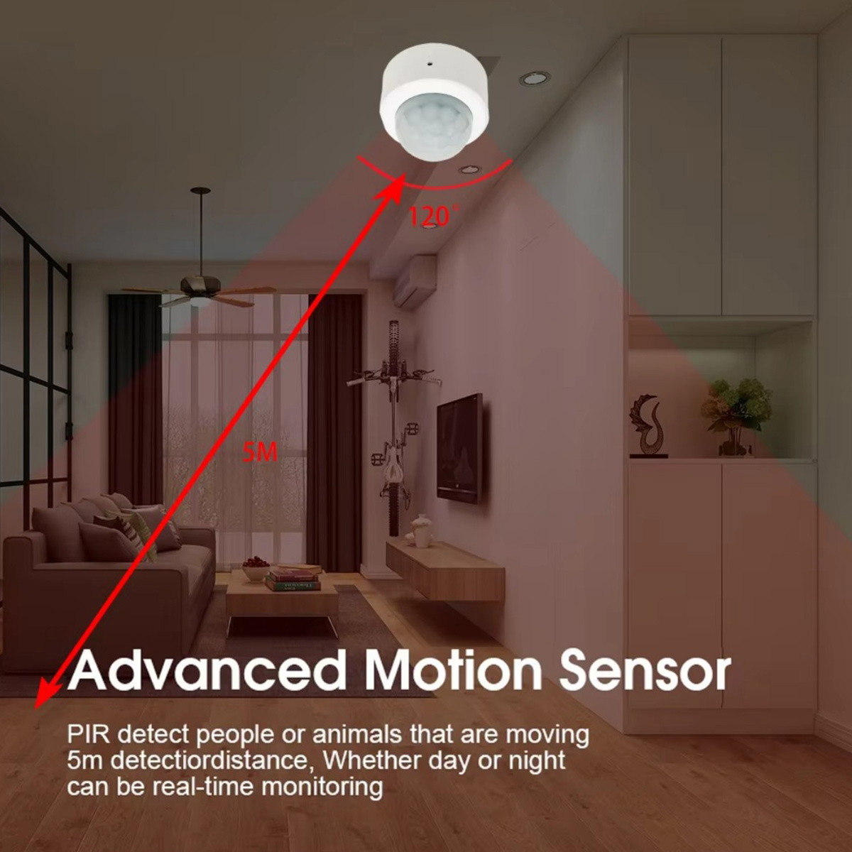 Zigbee3.0 มินิ PIR เซ็นเซอร์ตร - Home Improvement And Hardware บทวิจารณ์และราคา